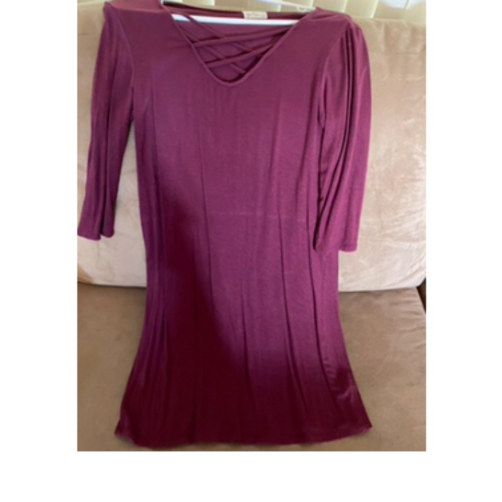 Glitz cotton straight mini dress size large